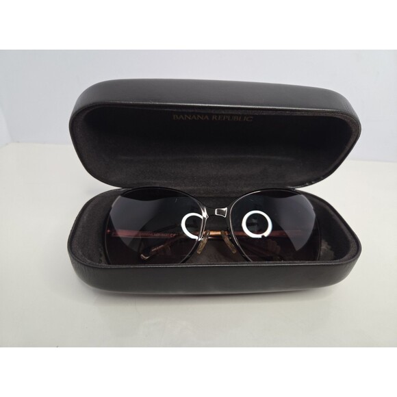 New w/Case & Cloth Banana Republic JACLYN/S Brown Tortoise Sunglasses 60-16-120 main image 5